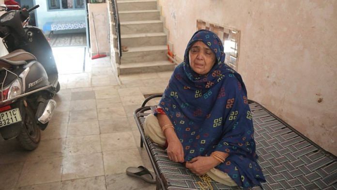 Fehmida, whose son Subhan was allegedly arrested, sits at her house in Saharanpur | Suraj Singh Bisht | ThePrint