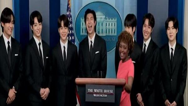 BTS visits White House, says 'devastated' by anti-Asian hate crimes