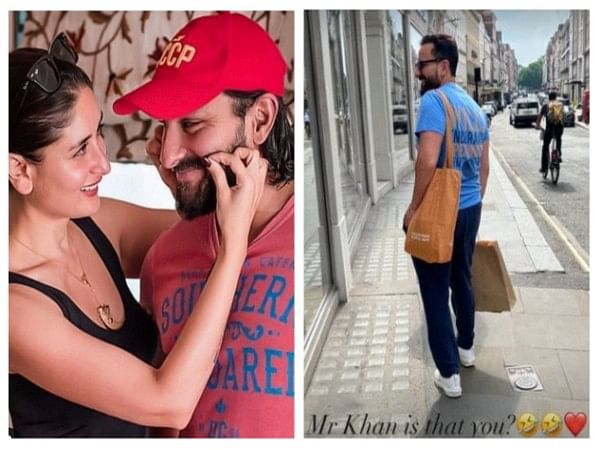 Saif Ali Khan is on a shopping spree in UK, wife Kareena Kapoor Khan shares his picture 