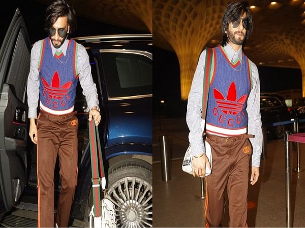 Ranveer Singh makes a bold fashion statement at airport