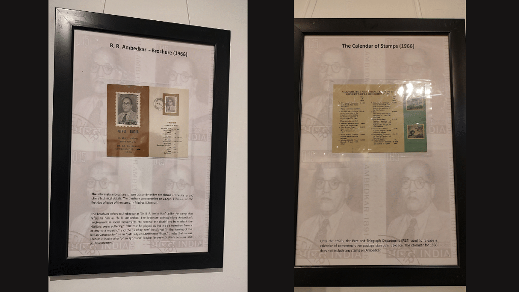  An image of the 1966 brochure wherein Ambedkar was featured for the first time, An image of the 1966 calendar issued by the Posts & Telegraphs Department that did not mention any stamp of Ambedkar | Nidhima Taneja | ThePrint