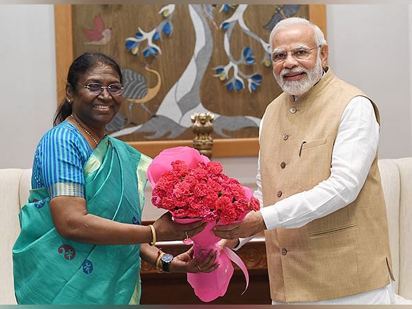 PM Modi meets NDA Presidential candidate Murmu, says nomination lauded by all