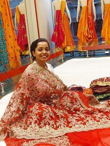 Bindoo shopping for her wedding lehenga | By special arrangement 