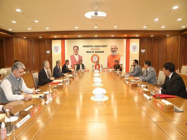 JP Nadda interacts with ambassadors of seven countries, 34 envoys have been part of 'Know BJP' initiative so far
