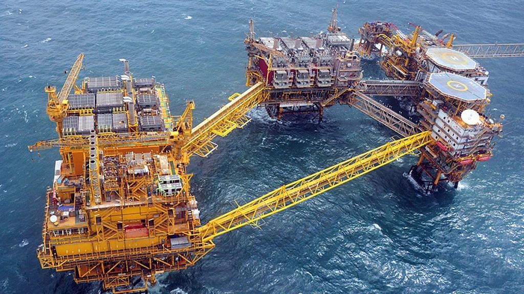 File photo of an offshore oil rig | Pic courtesy: ONGC