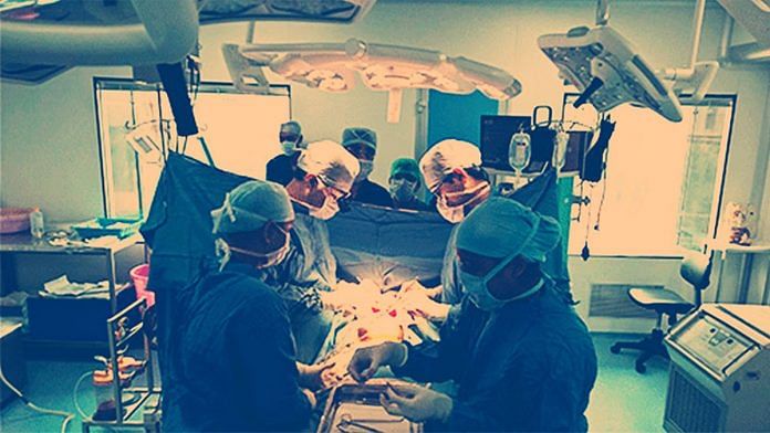 Representational image of an operation theatre | ThePrint