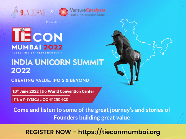 TiE Mumbai to host TiEcon 2022- India's largest Unicorn Summit at the Jio World Convention Centre in Mumbai