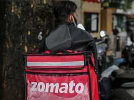 A Zomato delivery rider in Mumbai | Representational image | Photo: Dhiraj Singh | Bloomberg