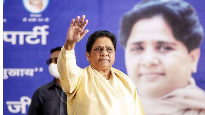 Bahujan Samaj Party (BSP) chief Mayawati 27 March 2022 | Credit: ANI Photo