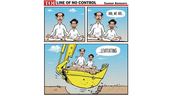 Sandeep Adhwaryu | Twitter/@CartoonistSan | The Times of India
