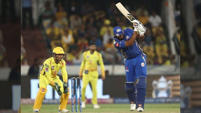 Kieron Pollard of the Mumbai Indians bats during the IPL final match between the Mumbai Indians and Chennai Super Kings | File image | Photo by Robert Cianflone/Getty Images via Bloomberg