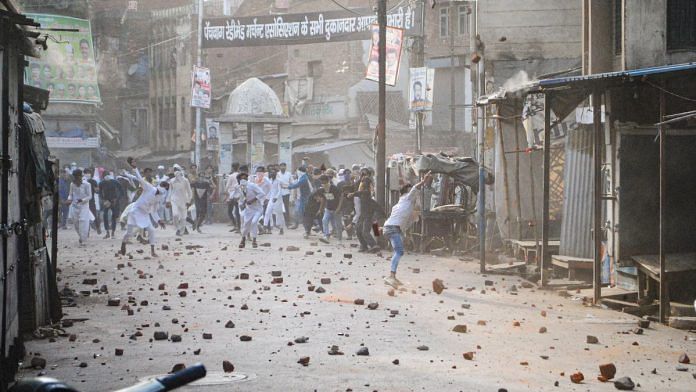 Violence broke out in Kanpur's Pared, Nai Sadak and Yateemkhana areas, on 3 May 2022 | PTI