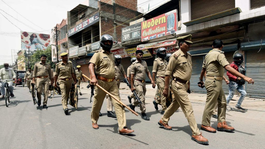 Police in Prayagraj, UP | ANI Photo