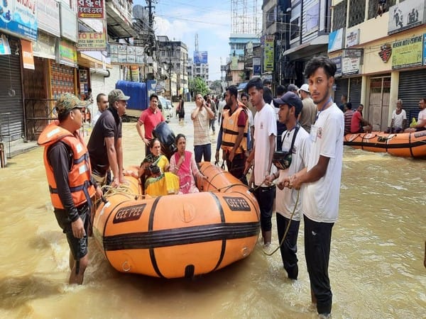 Assam flood: Cachar district admin rescues nine months pregnant woman from Silchar