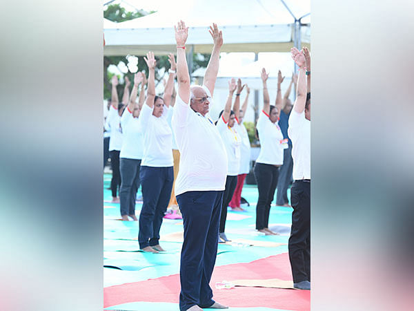 Gujarat: Govt organises yoga event in 75 places on 8th International Yoga Day