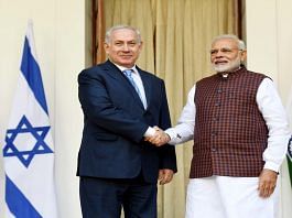 Former Israeli Prime Minister Netanyahu with PM Modi | Source: Flickr
