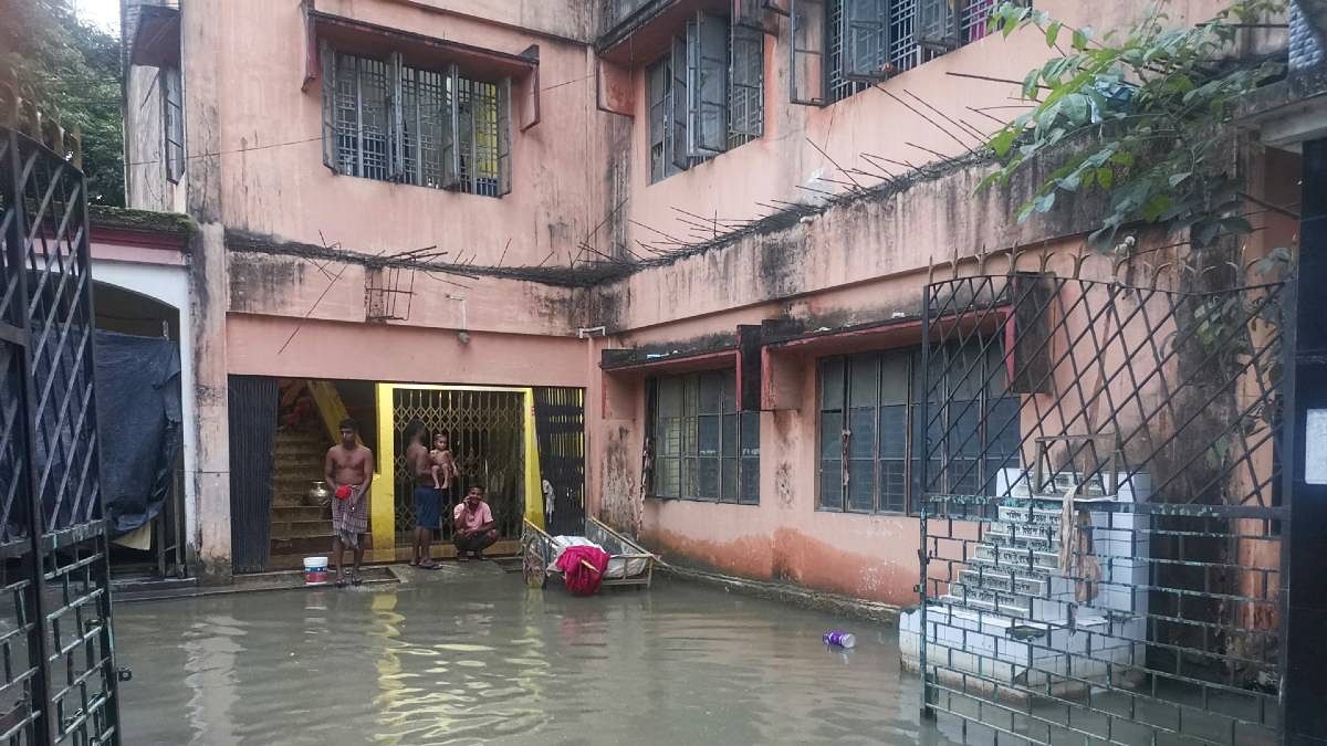 Flood water inside one of the houses in Silchar | Photo: Angana Chakrabarti | ThePrint