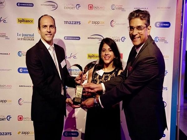 Indo-French Chamber wins Award for Best Solidarity Initiative at CCI France International Awards Ceremony in Paris