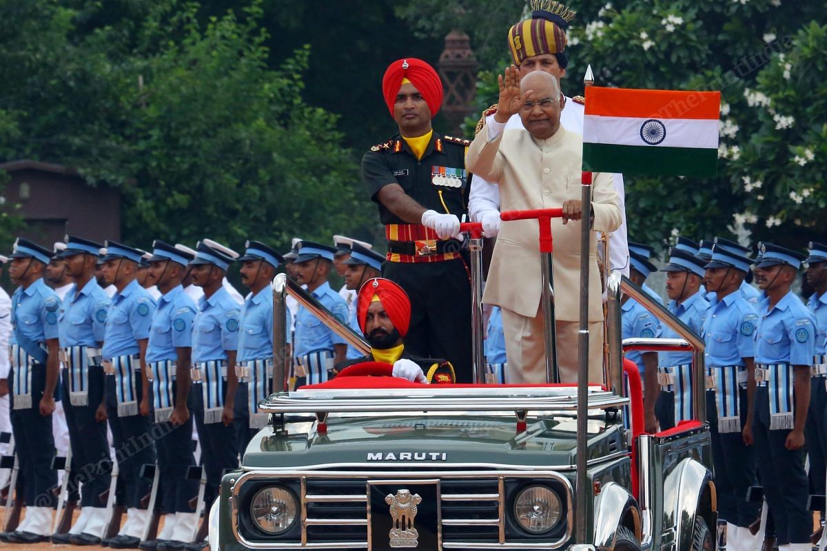 Kovind was accorded Guard of Honour as well | Praveen Jain | ThePrint