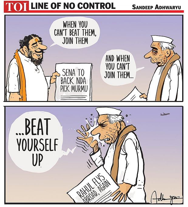 Sandeep Adhwaryu | Twitter @CartoonistSan | The Times of India