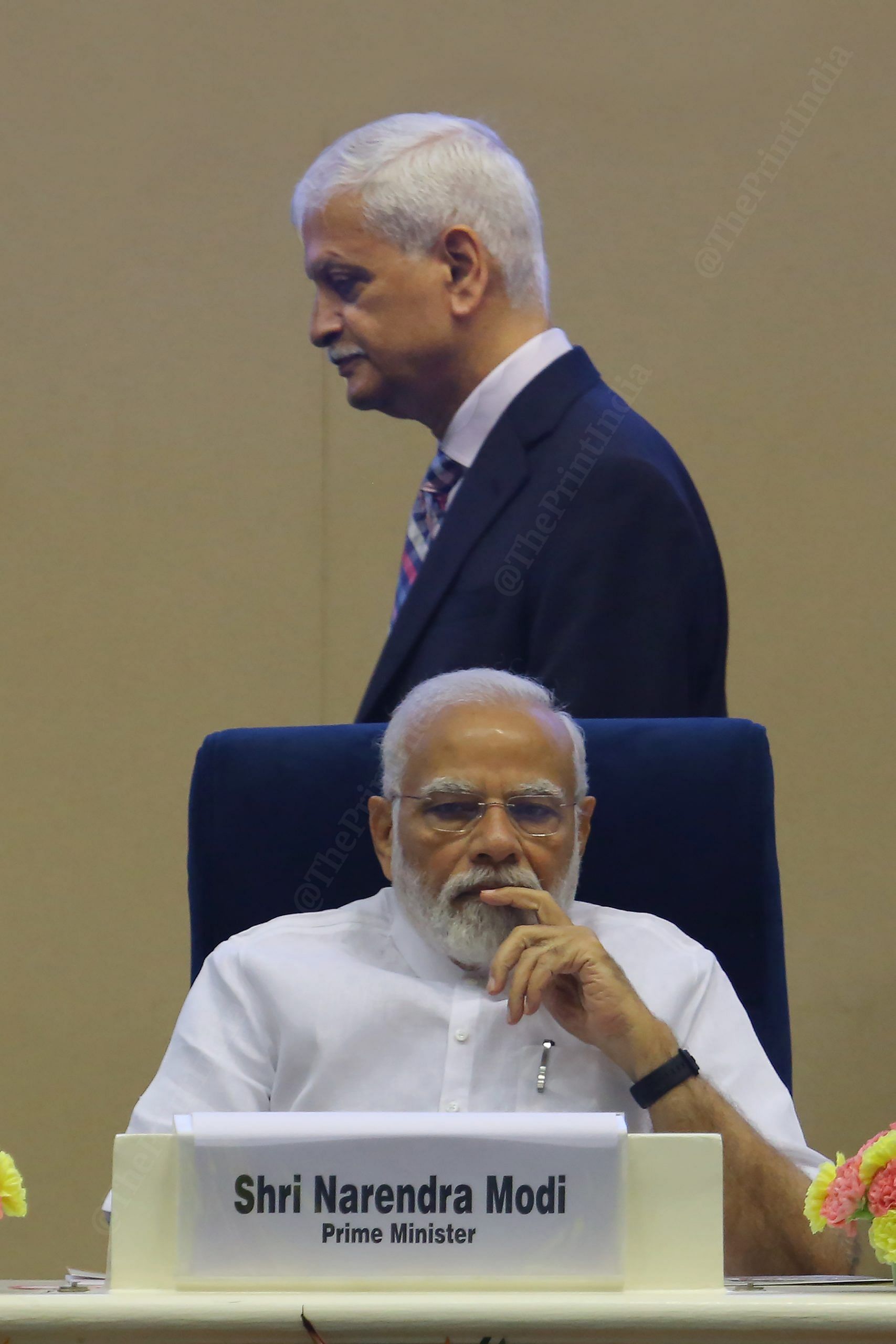 Prime Minister Narendra Modi and Justice Uday Umesh Lalit during an event | Praveen Jain | ThePrint