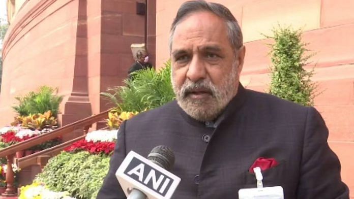 File photo of Congress leader Anand Sharma | ANI twitter