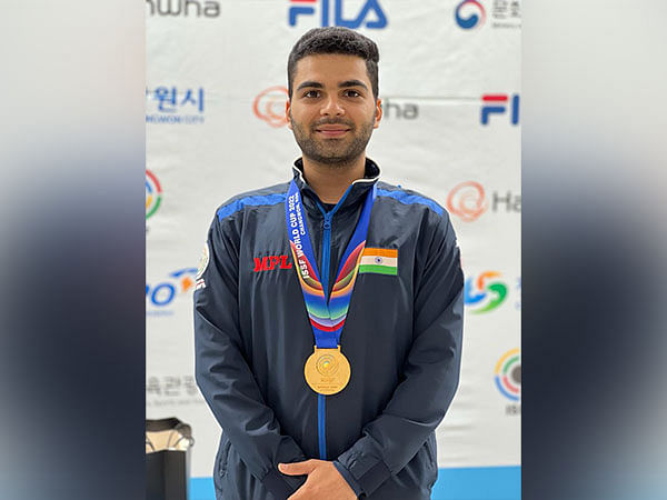 Arjun Babuta wins gold in Men's 10m Air Rifle at Changwon Shooting World Cup