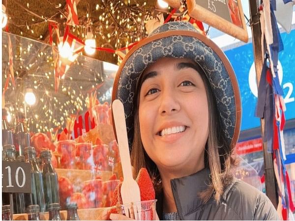 Watch: Prajakta Koli aka MostlySane does 'Nach Punjaaban' hook step on harness