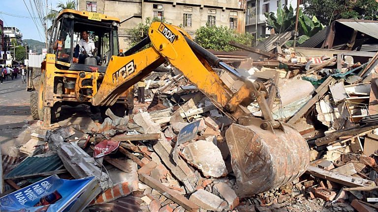 District officials raze 90 homes of ‘encroachers’ in Assam’s Karimganj, residents cry foul