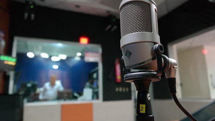 Representational photo of a studio at a radio station | Pixabay