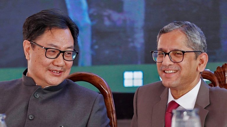 CJI blames judicial vacancies for cases backlog, Rijiju promises to bring down pendency in 2 yrs