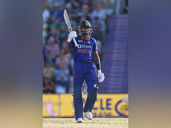 India posts 198/8 in first T20I against England, Hardik Pandya hits maiden 50 in the format