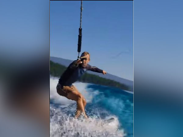 Mark Zuckerberg wakeboards as he makes 'Saturday turns'