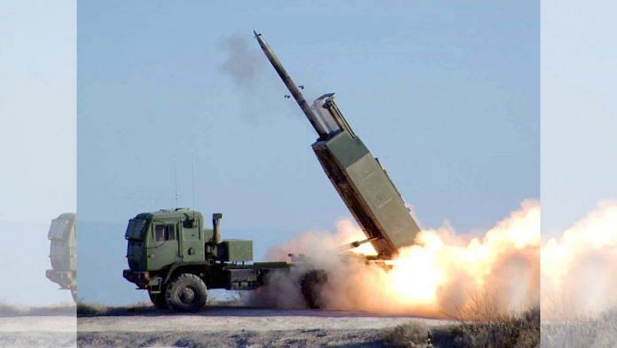 File photo of a High Mobility Artillery Rocket System | Wikimedia Commons