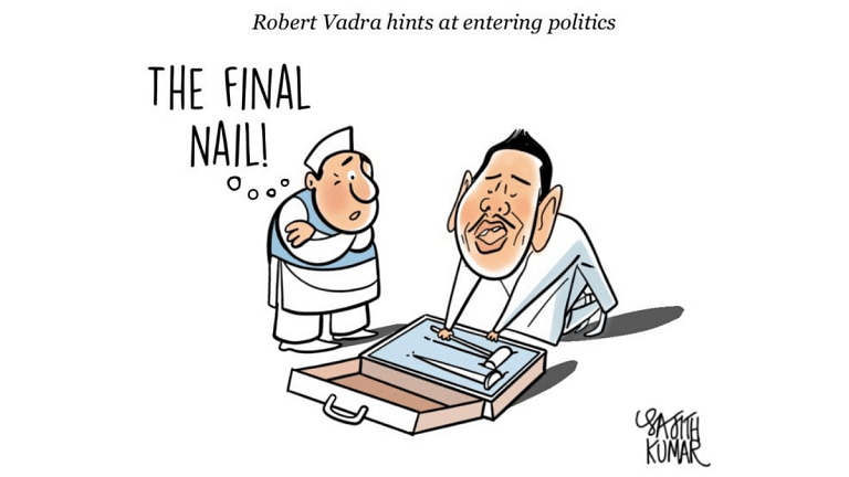 Vadra’s hint may be ‘final nail’ for Congress & London’s new range of ‘heat wave’ office wear