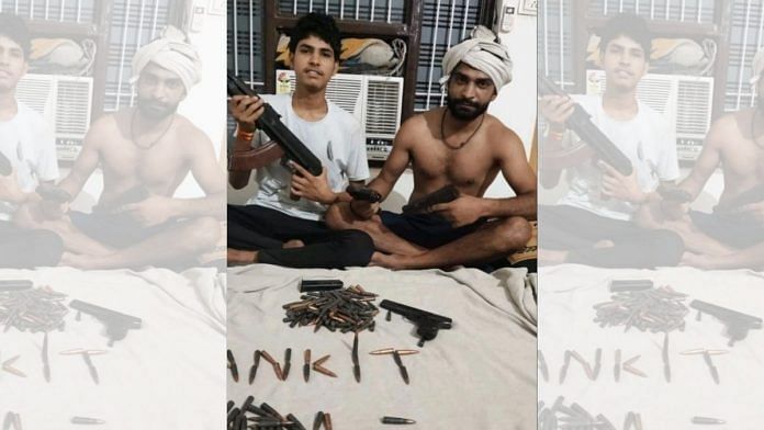 Ankit Sirsa (left) with alleged 'main' shooter Priyavrat | Photo: By special arrangement