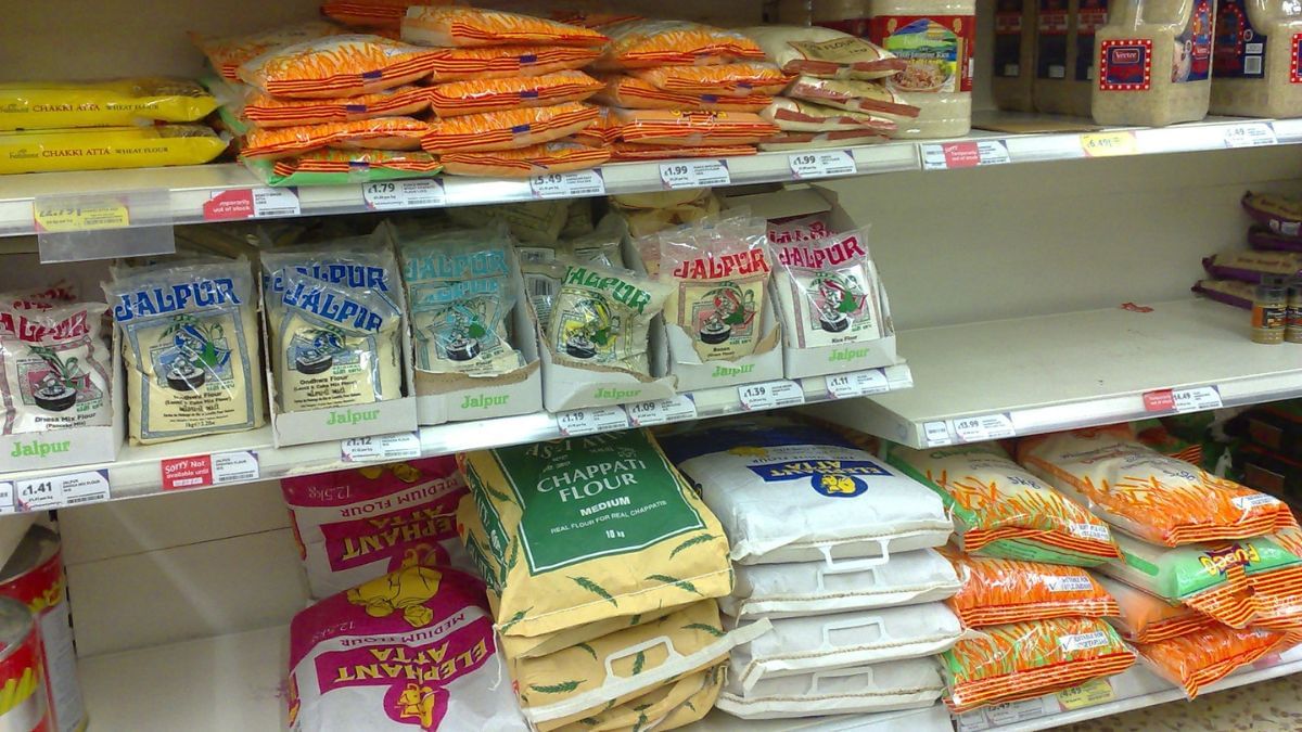 5 GST on prepackaged and labeled cereals, pulses, flour of less than