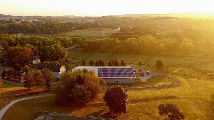 Representational image of agrivoltaic farming | Pixabay