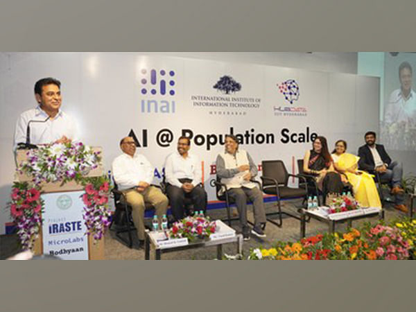 K T Rama Rao launches project iRASTE Telangana, Bodhyaan Car Platform, and MicroLabs at IIIT Hyderabad