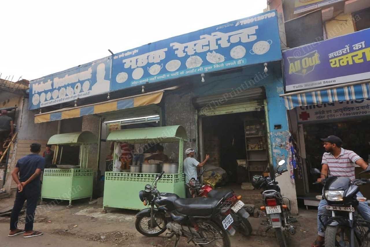 Talib Hussain's restaurant, where the footfall has fallen since his arrest | Praveen Jain | ThePrint 