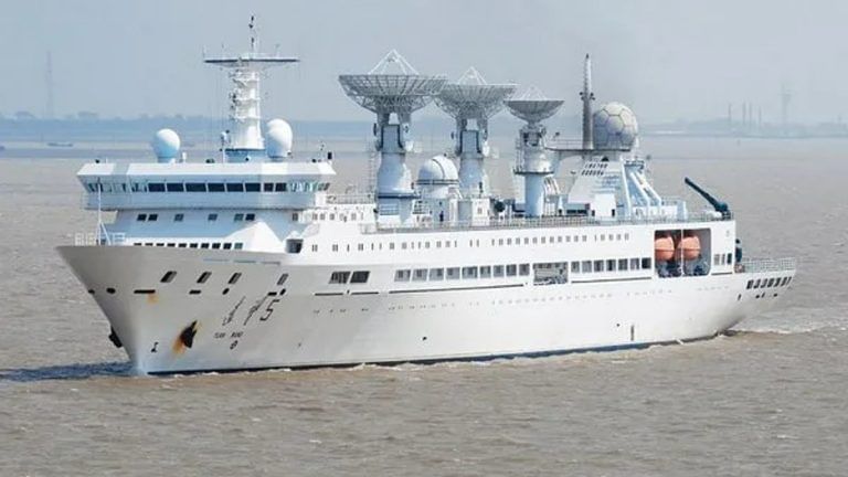 Navy monitoring Chinese research vessel headed for Sri Lanka’s Hambantota port