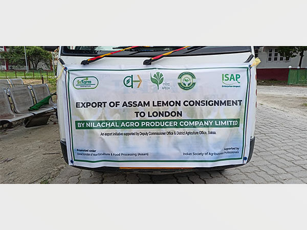 Assam exports 600 kg lemon to UK