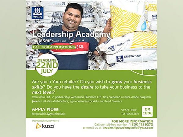 Yara launches Leadership Academy in India-Training program to foster MSME leadership, capacity building and growth