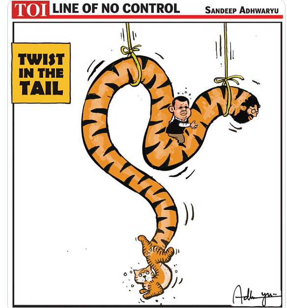 Sandeep Adhwaryu | Twitter @CartoonistSan | The Times of India