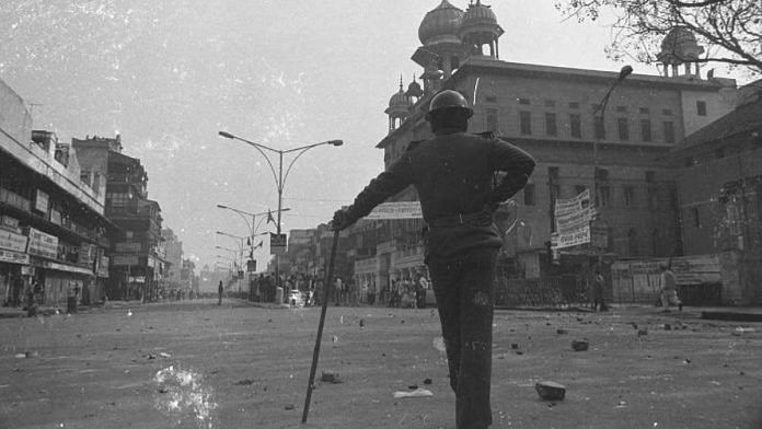 Representational image | Gurdwara Sis Ganj Sahib during the 1984 anti-Sikh riots | Photo: Praveen Jain | ThePrint