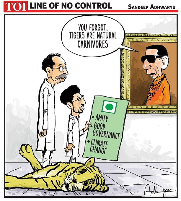 Sandeep Adhwaryu | Twitter @cartoonistsan | The Times of India