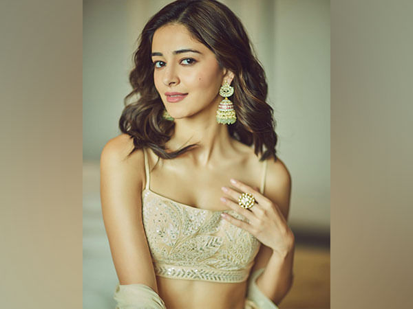 Ananya Panday looks gorgeous in white beautiful lehenga