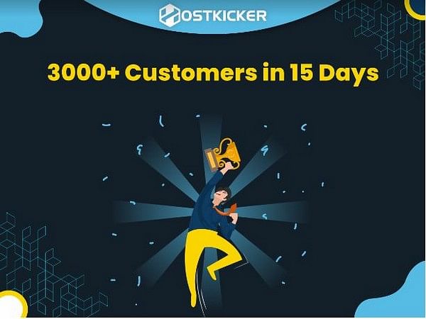 Hostkicker surpasses 3000 new customers within 15 days!