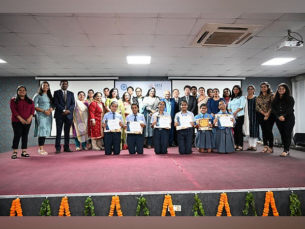SRM University and Gut Microbiota and Probiotic Science Foundation (India) organise "Probiotics Awareness Day" in Sonipat for school students