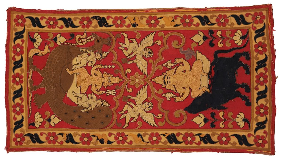 Temple chariots to thangkas Appliqué, sewing technique that existed